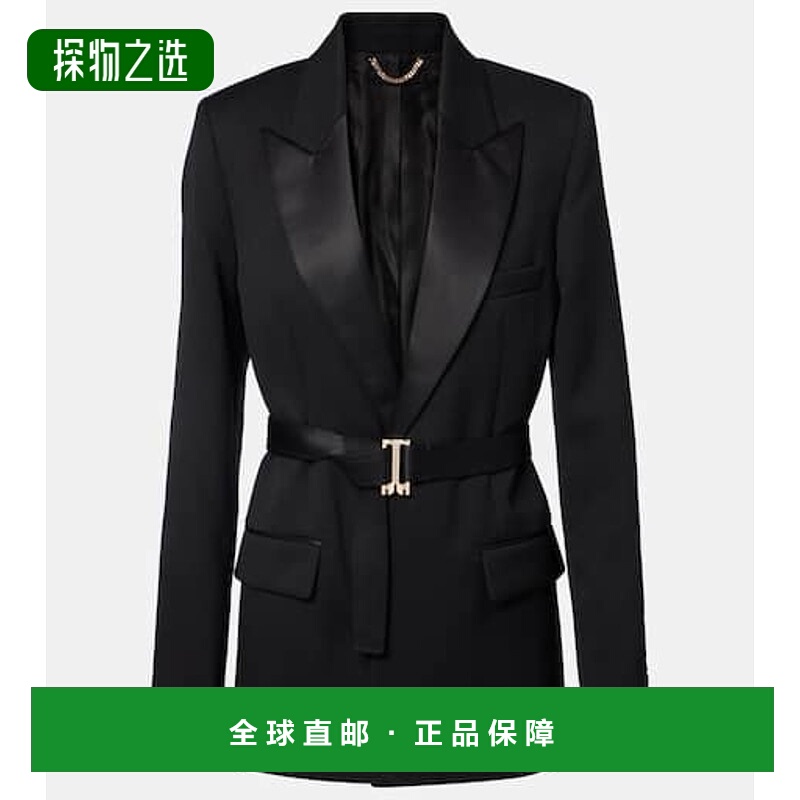 香港直邮VICTORIA BECKHAM 维多利亚·贝克汉姆 女士 束带绸缎边