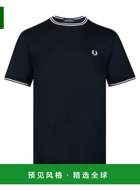 1h可退 香港直邮FRED PERRY 男士T恤 FPM1588BCS102 SS2023 黑色
