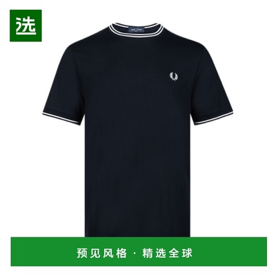 1h可退 香港直邮FRED PERRY 男士T恤 FPM1588BCS102 SS2023 黑色