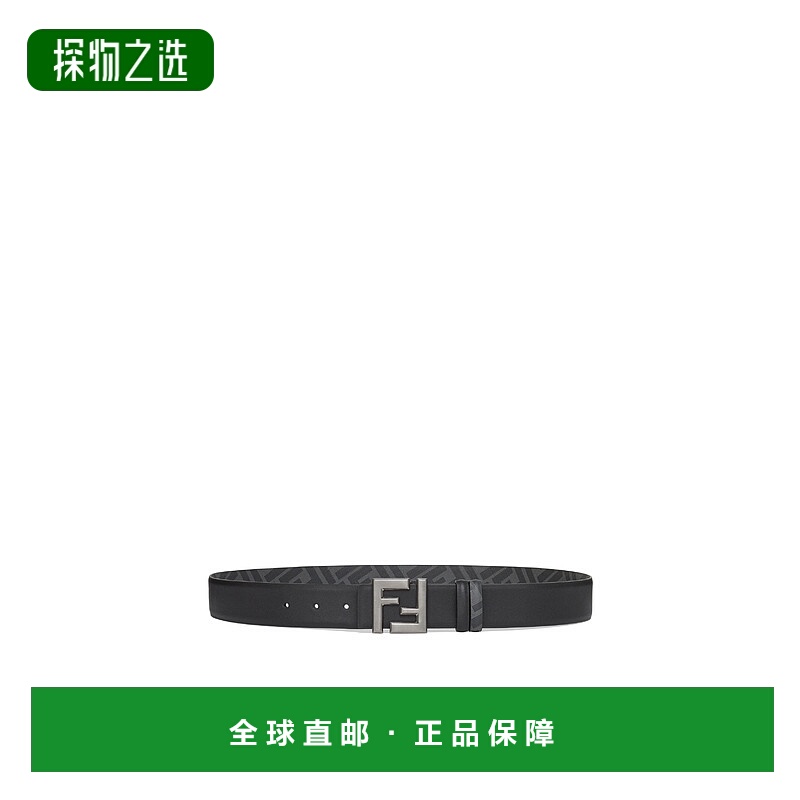 香港直邮Fendi FF双面腰带 7C0541ASIW皮带牛皮