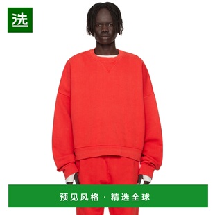 1h可退 香港直邮Entire Studios 男士 红色 Box Crew 套头衫 ES21
