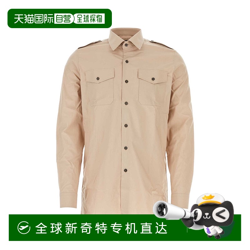 1h可退 欧洲直邮prada 男士 衬衫气质高档时尚百搭舒适减龄小众高