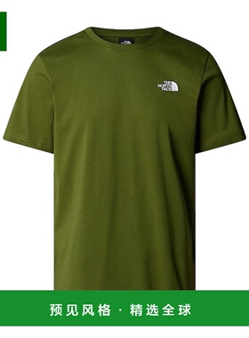 香港直邮THE NORTH FACE 男士T恤 NF0A87NPDIW AW2025 绿色