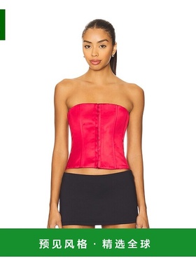 1h可退 香港直邮Danielle Guizio 女士 缎面紧身胸衣 F25105W037