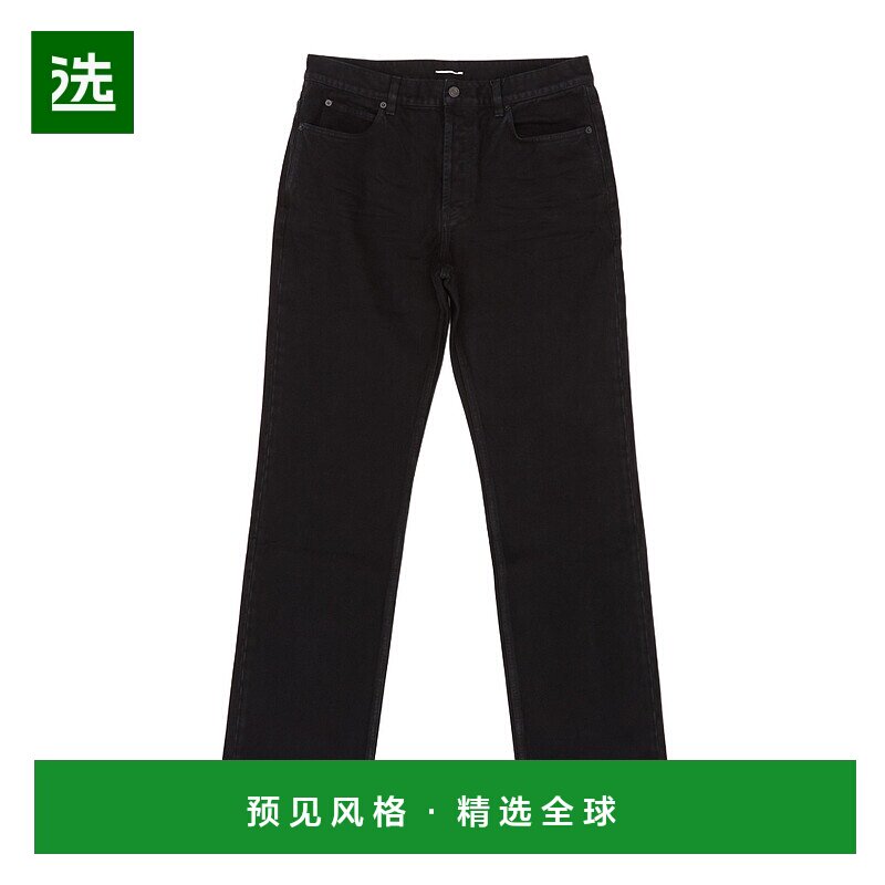 香港直邮Saint Laurent 腰带环牛仔长裤 837398Y29WA直筒裤