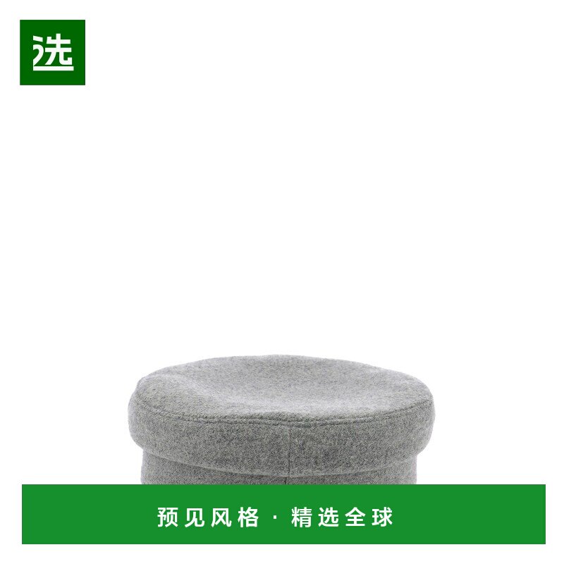 香港直邮RUSLAN BAGINSKIY 女士帽子 KPC031GREY CO 灰色 logo刺