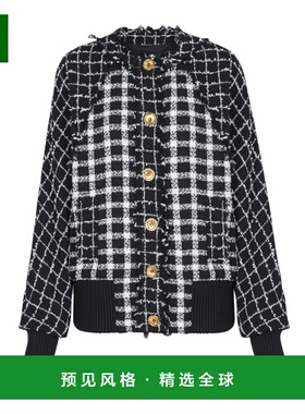 香港直邮BALMAIN 女士夹克 GF1TFA45MI18EAB SS2026 花色 超大款