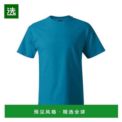 1h可退 【美国直邮】hanes 男士 上装T恤高档休闲舒适透气 简约高