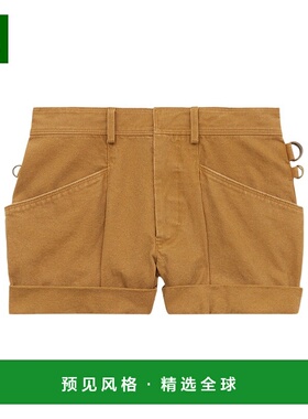 香港直邮Isabel Marant 高腰棉质短裤 SH0221FAC2F01I新款