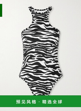 1h可退 香港直邮The Attico 女士 精饰斑马纹泳衣 250WBA00005PAA