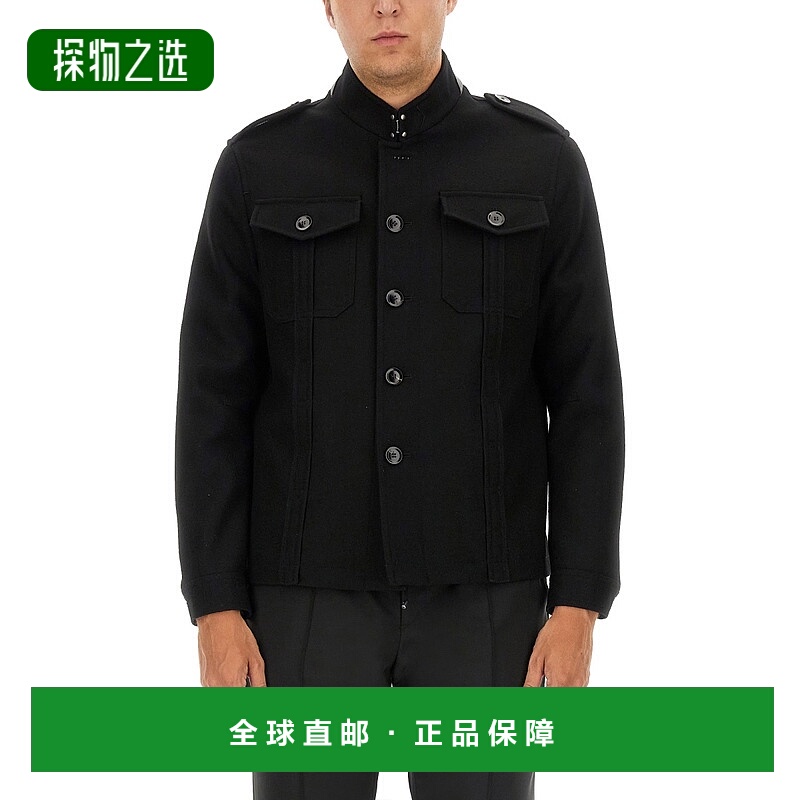 1h可退 香港直邮Tom Ford 汤姆·福特 男士 衬衫式夹克 OJS009FMW