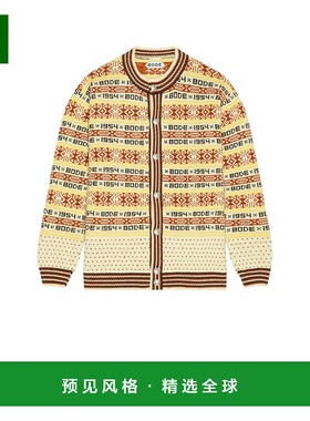 1h可退 香港直邮Bode 男士 Marzipan 针织开衫 MRF25KT006