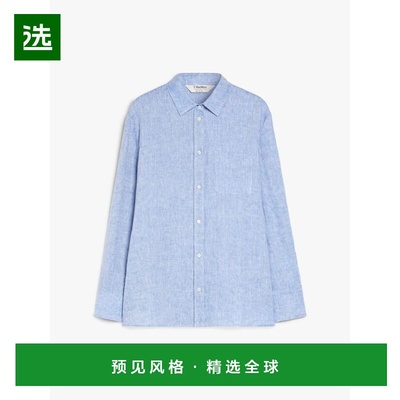 香港直邮S MAX MARA 女士衬衫 2519111053600003 SS2025 深蓝色