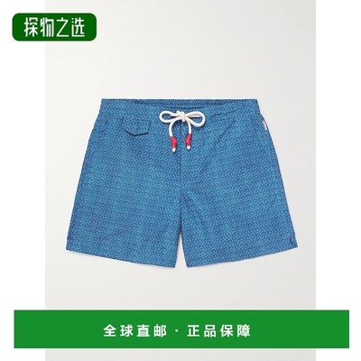 香港直邮1h可退 Orlebar Brown 男士 Riptide 标准版直筒中长印花