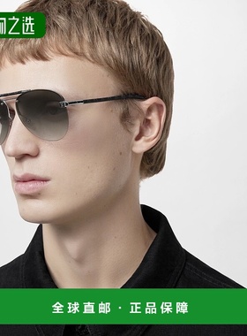 1h可退 欧洲直邮LV/路易威登 男士黑色金属太阳镜正品百搭显脸小