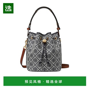 香港直邮Tory Burch T Monogram 水桶包 166414斜挎包单肩包