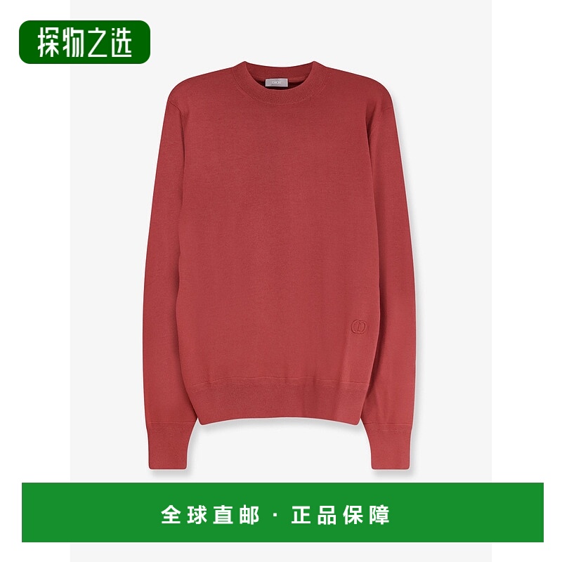 香港直邮DIOR 迪奥 男士 羊绒毛衣 513M648A000 red红色 舒适时尚