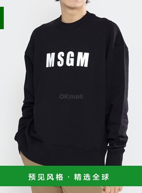 韩国直邮MSGM 3440MM162 237000 99 男士长袖圆领T恤