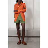 褶裥牛仔短裤 1h可退 J2205 女士 Jaylen 香港直邮VERONICA BEARD