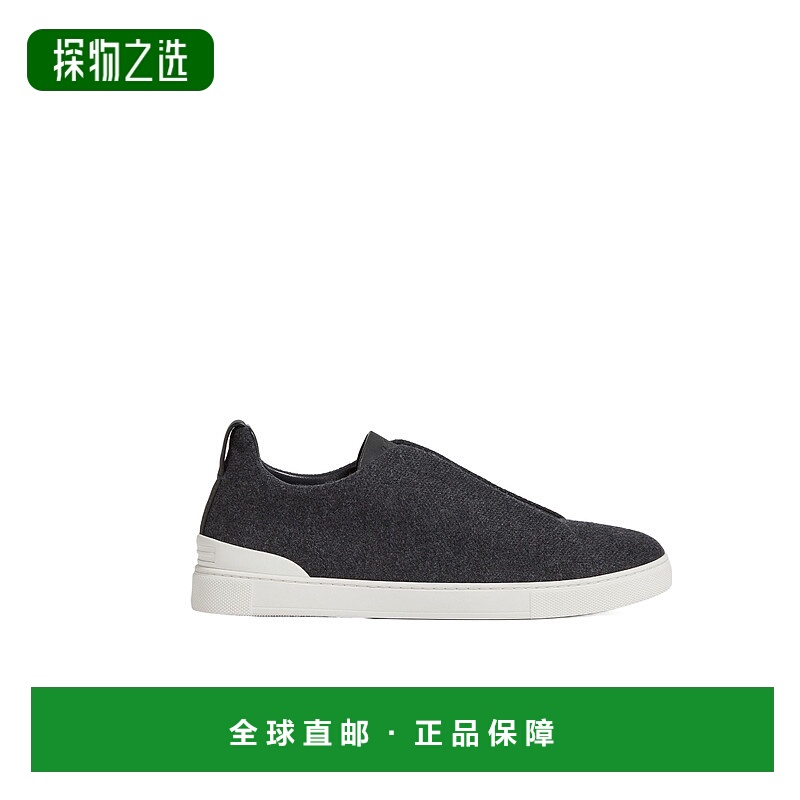 香港直邮Zegna 徽标休闲鞋 LHPTWS5996Z