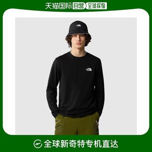 NORTH 欧洲直邮THE T恤T 简约圆顶长袖 shirt 北面 FACE 男士