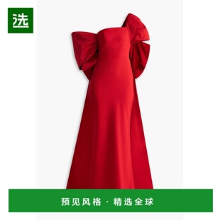 1h可退 香港直邮MARCHESA NOTTE 女士 露肩剪口绉纱礼服 N79G3948