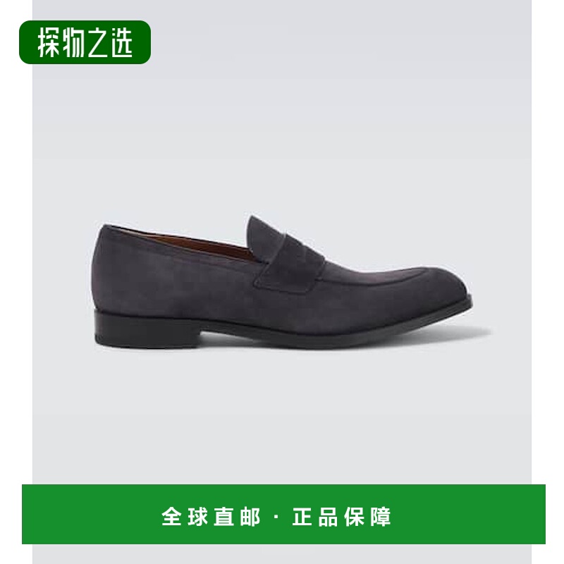 1h可退 香港直邮Zegna 杰尼亚 男士 新经典款皮质乐福鞋一脚蹬