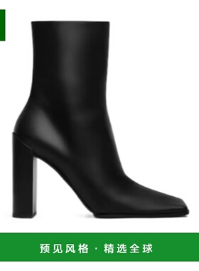 香港直邮Alaia 方头短筒靴 AA302009I052