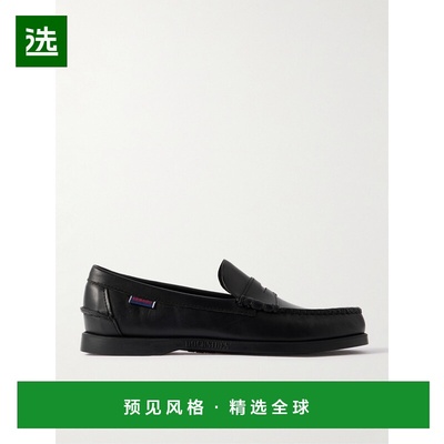 1h可退 Sebago 仕品高 男士 Dolphin 打蜡皮革乐福鞋 761