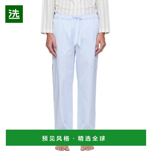 1h可退 香港直邮Tekla 男士 蓝色睡裤 STPANTS311 舒适时尚