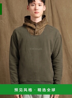 韩国直邮Ten c FELPA CHIUSA 卡布奇奥 连帽拉链衫 男士运动休闲