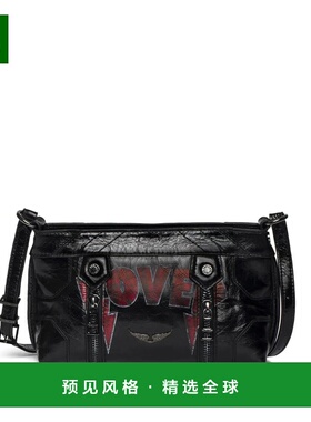 香港直邮ZADIG & VOLTAIRE 女士单肩包 LWBA0395161565011BLACK