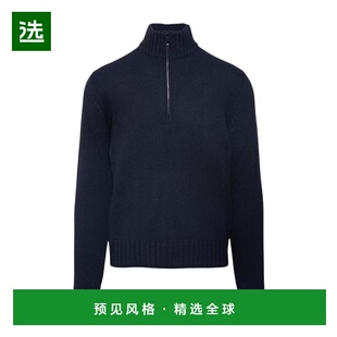 香港直邮Loro Piana 高领针织衫 FAL8490拉链羊绒长袖毛衣男装