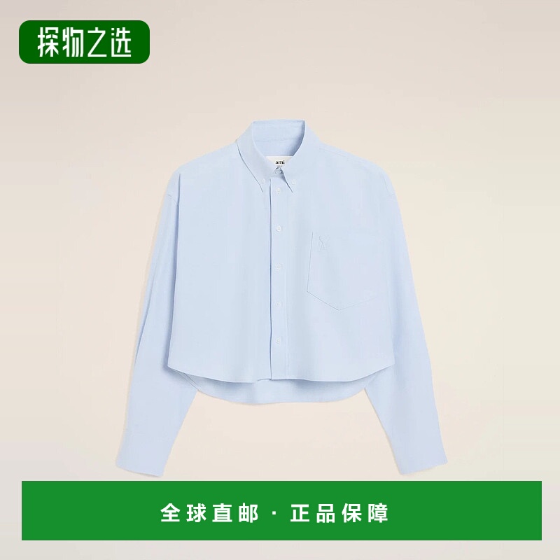 欧洲直邮AMI PARIS 25秋冬 FSH770.CO0031.450 女士 长袖衬衫