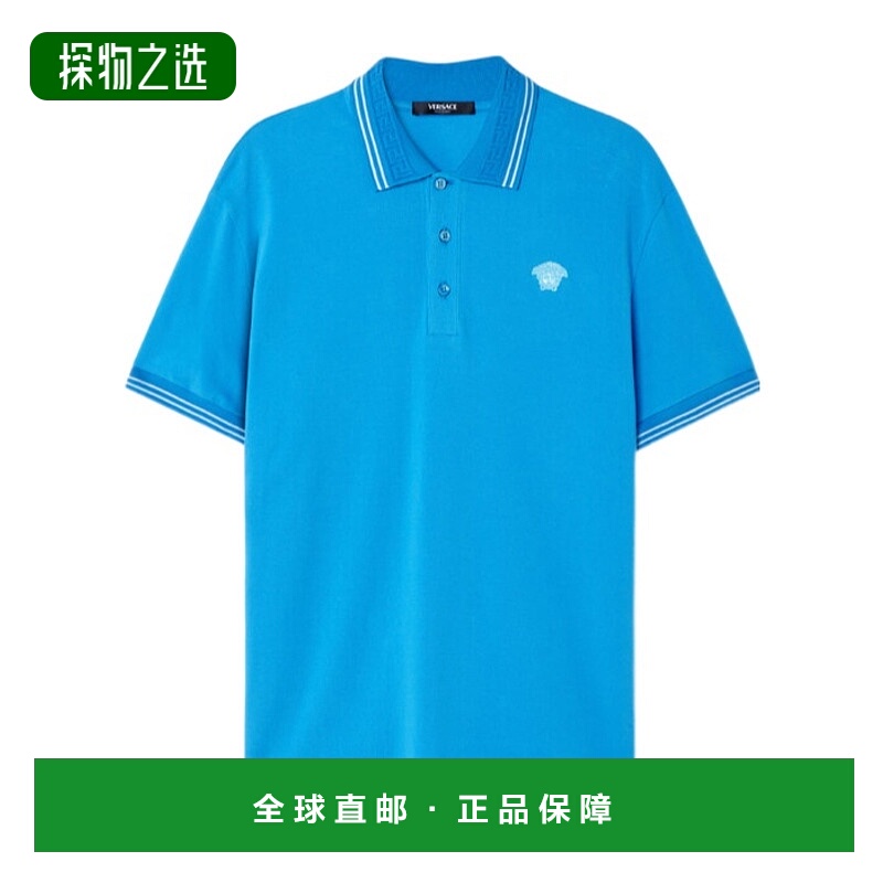 香港直邮Versace 短袖POLO衫 10139101A09860范思哲翻领