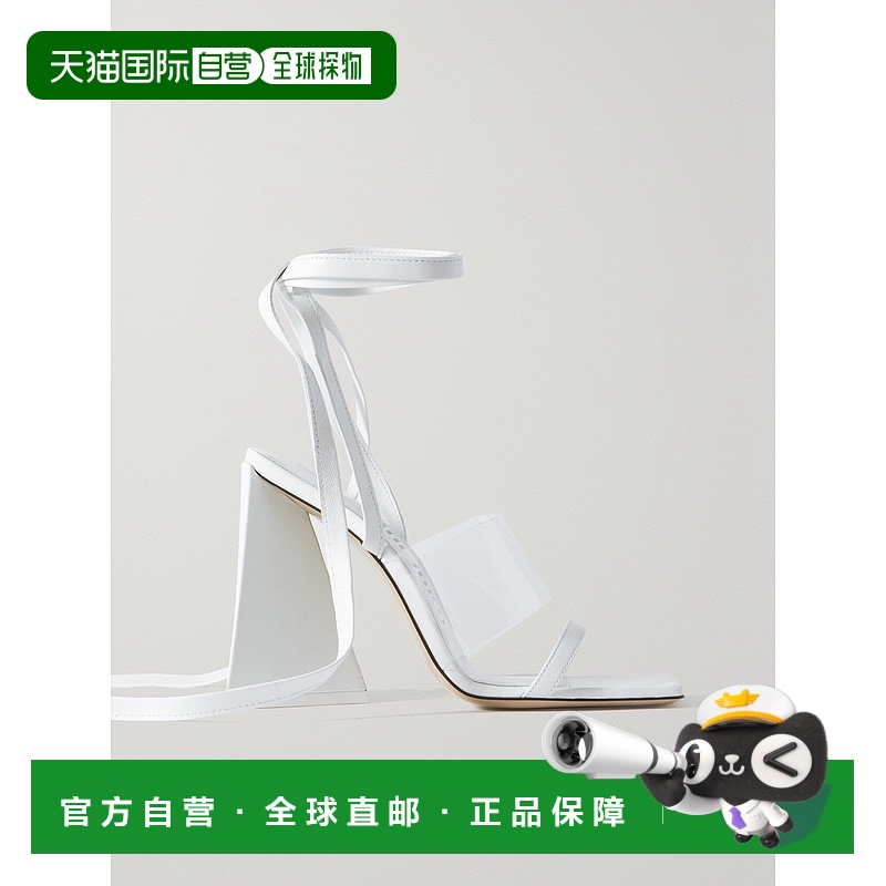 1h可退 香港直邮The Attico 女士 Isa 皮革 PVC 凉鞋 231WS623L00