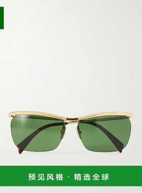 1h可退 香港直邮Celine 思琳 女士 徽标太阳镜 CL40307U metal金