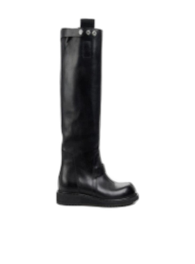 香港直邮Rick Owens 圆头长筒靴 RP02B6856LE09