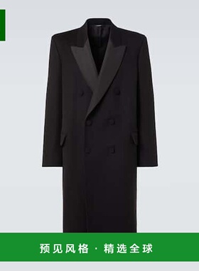 1h可退 香港直邮Loro Piana 诺悠翩雅 男士 Renato 双排扣羊绒大