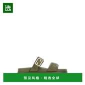 橄榄绿绿色纳巴革凉鞋 1h可退 8X8 女士 Feel 香港直邮Fendi 芬迪