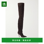 绒面革过膝靴子 1h可退 PX179 女士 Jessica 香港直邮Paris Texas