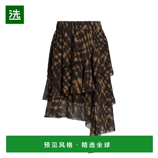 1h可退 【美国直邮】Rails女士半身裙中长款荷叶边休闲百搭潮流时