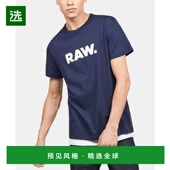 Star 美国直邮 1h可退 Holorn 男士 图案徽标圆领 Raw RAW