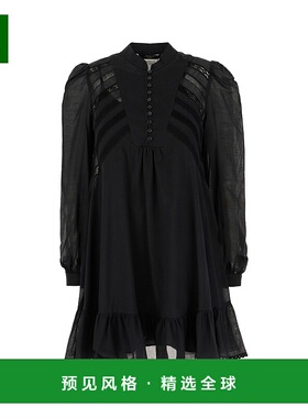 1h可退 香港直邮Weekend Max Mara 女士 黑色棉质连衣裙 ASTER002