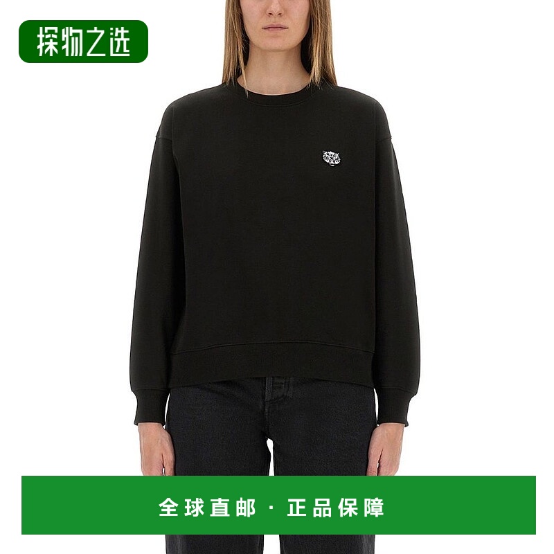 香港直邮kenzo 高田贤三 女士 快樂老虎刺繡運動衫 FF62SW2524MF
