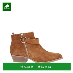 1h可退 【美国直邮】BUTTERO 女鞋时装靴 意大利制造软真皮拉链封