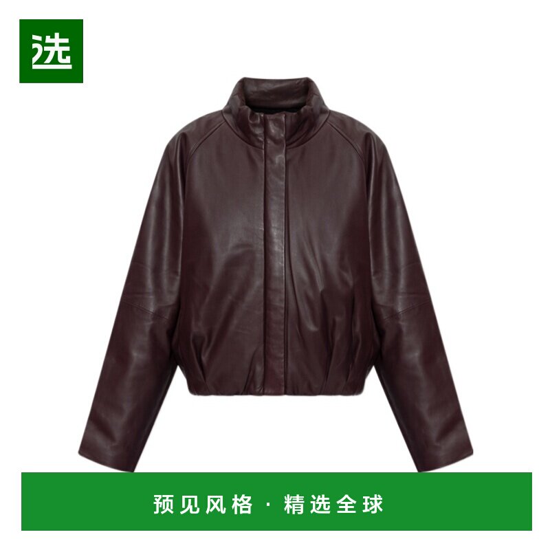 香港直邮IRO 女士夹克 WM137DELTAFIG AW2025 深棕色 长袖皮夹克