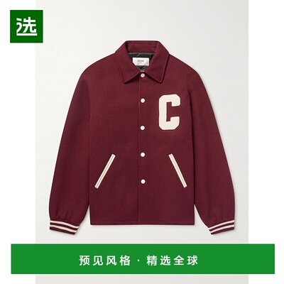 1h可退 香港直邮Celine 思琳 男士 Logo-Appliquéd 马海毛混纺短