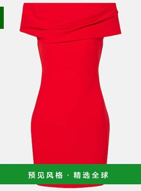 1h可退 香港直邮SOLACE LONDON 女士 Neve 迷你连衣裙 red红色 舒