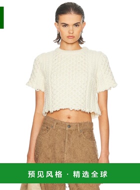 1h可退 香港直邮R13 女士 剪口修身渔民毛衣 R13WY292Y205A